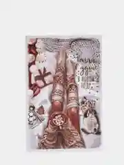 Открытка "Тепла в душе", акварельный картон, 10 х 15 см