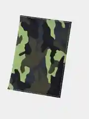 Бирюзовый обложка для паспорта "Камуфляж"