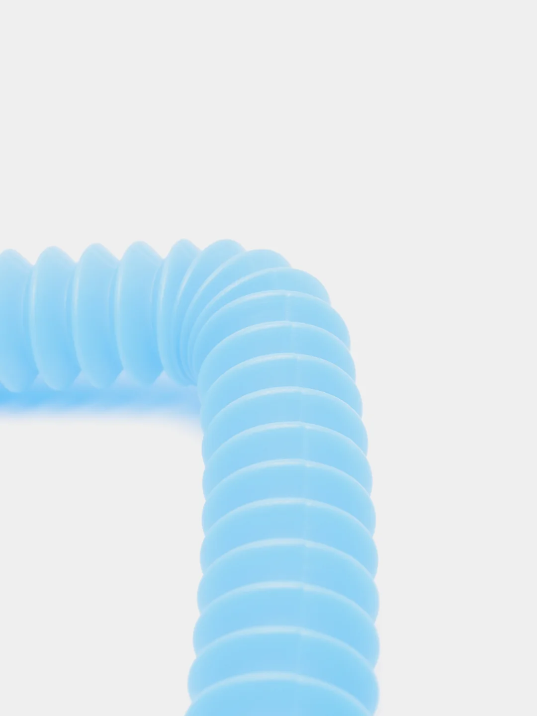 Бирюзовый pop tubes, Трубка поп ит, Трубка гофра для детей, Поп ит трубка, Светится в темноте