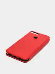 Красный чехол книжка Huawei Y6 2018, Honor 7A Pro / 7C, Хуавей У6 2018, Хонор 7А про