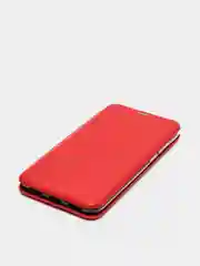 Красный чехол книжка Huawei Y6 2018, Honor 7A Pro / 7C, Хуавей У6 2018, Хонор 7А про