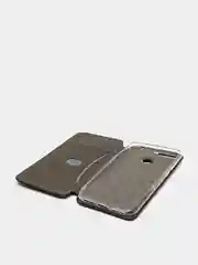 Черный чехол книжка Huawei Y6 2018, Honor 7A Pro / 7C, Хуавей У6 2018, Хонор 7А про
