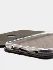Черный чехол книжка Huawei P20 Lite, Хуавей П20 Лайт