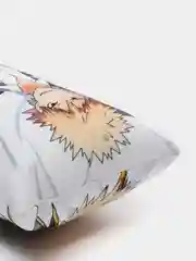 Пастельно-коралловый миди-дакимакура 36см по аниме: Школа отчаяния, Re:zero, Genshin Impact и другие