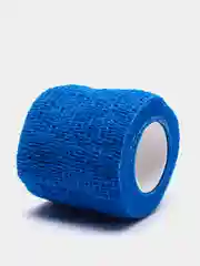 Синий well Hockey, грип-лента для обмотки рукоятки клюшки, stretch, 50 мм х 4,5 м