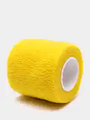Желтый well Hockey, грип-лента для обмотки рукоятки клюшки, stretch, 50 мм х 4,5 м