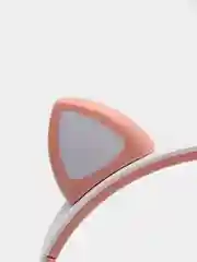 Лавандовый беспроводные Bluetooth наушники с кошачьими светящимися ушками Cat Ear