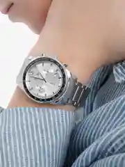 Белый мужские наручные часы SKMEI 9096 с хронографом