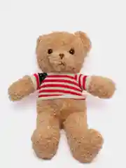 Коричневый мягкая игрушка медведь с гирляндой