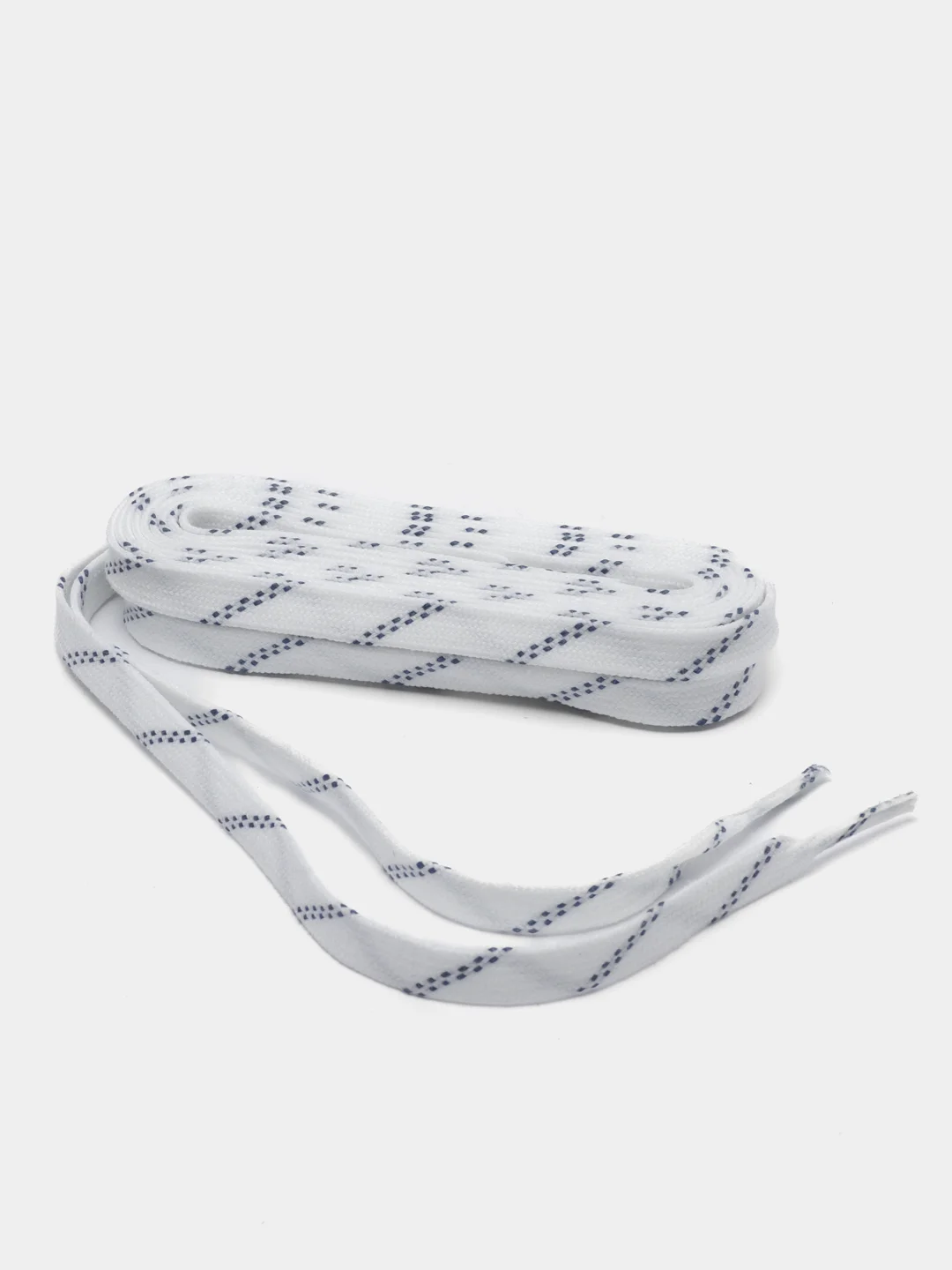Белый шнурки хоккейные с пропиткой TSP WAXED HOCKEY LACES
