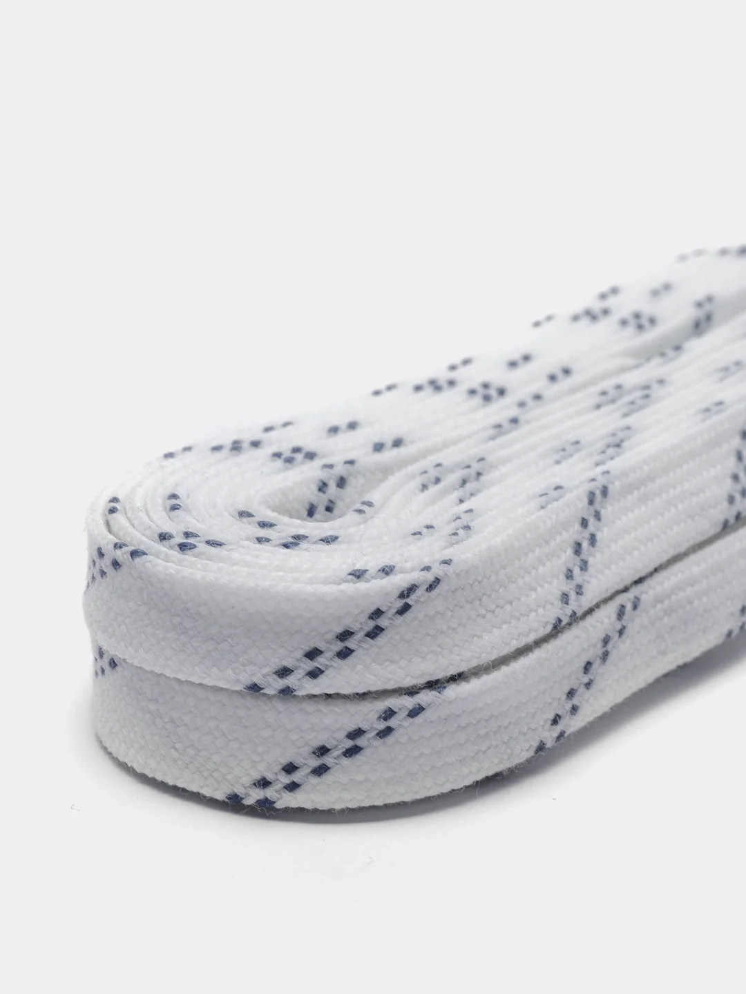Белый шнурки хоккейные с пропиткой TSP WAXED HOCKEY LACES