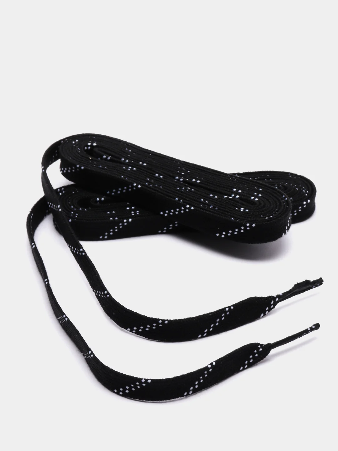 Черный шнурки хоккейные с пропиткой TSP WAXED HOCKEY LACES