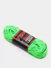 Лайм шнурки хоккейные с пропиткой TSP WAXED HOCKEY LACES