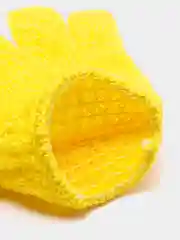 Желтый мочалка перчатка для тела массажная  рукавичка для душа  варежка для пилинга