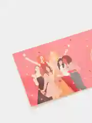 Коралловый меланж открытка "Новогодняя история. Город", евро, 10 х 21 см, 3 вида