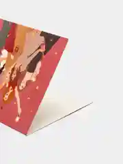 Коралловый меланж открытка "Новогодняя история. Город", евро, 10 х 21 см, 3 вида