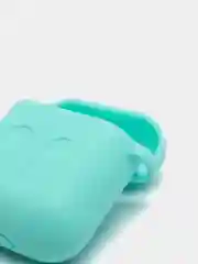 Бирюзовый чехол для беспроводных наушников - бокса Airpods