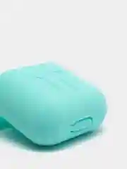Бирюзовый чехол для беспроводных наушников - бокса Airpods