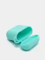 Бирюзовый чехол для беспроводных наушников - бокса Airpods