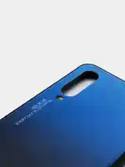 Синий градиентный чехол из закалённого стекла для Xiaomi Redmi 7A,8A,6A,8,Note 8,7,8T,10,K20,9T