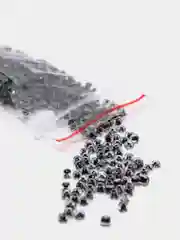 Черный бисер стеклянный 10 гр