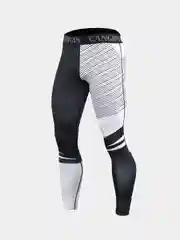 Мужской спортивный костюм: рашгард, тайтсы и шорты