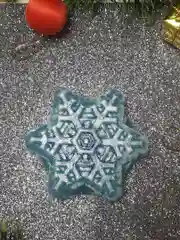 Ледяной мыло Новогоднее подарочное сувенирное фигурное "Снежинка Большая". Ручная работа