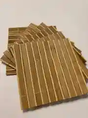 Алый комплект (набор) подставок под чашки, кружки 6 шт (10*10) из бамбука/подставок под горячее