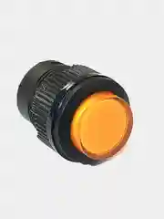 2 штуки Кнопка R16-503BD-Y без фиксациии с подсветкой желтая 16мм