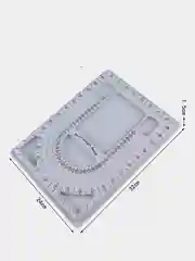 Угольный планшет для сборки украшений Bead Board, лоток для хранения бусин и фурнитуры