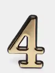 Золотой цифры дверные 5 см