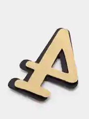 Золотой цифры дверные 5 см