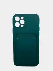 Тёмно-зелёный wallet Чехол с карманом для карт iPhone 6 6s, 7 8 Plus, X XR XS Max, 11 12 13 Mini Pro Max