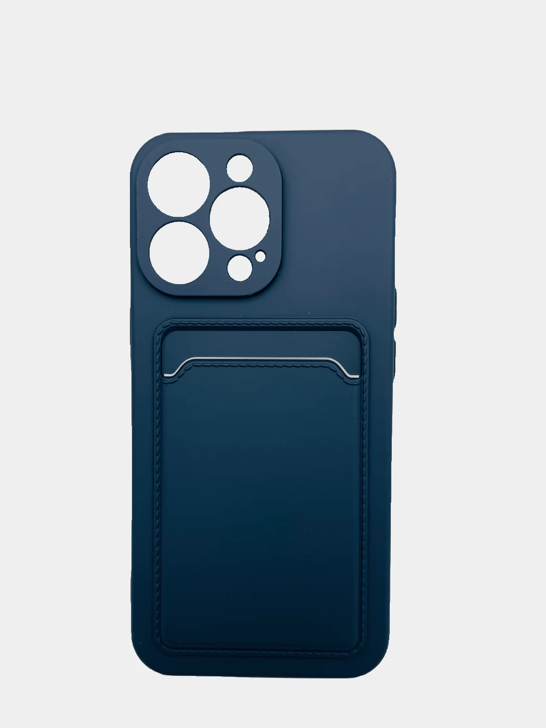 Темно-синий wallet Чехол с карманом для карт iPhone 6 6s, 7 8 Plus, X XR XS Max, 11 12 13 Mini Pro Max