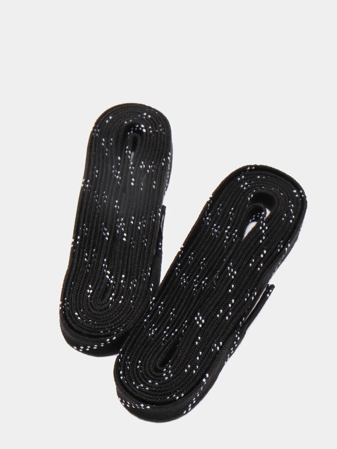 Черный шнурки хоккейные с пропиткой TSP WAXED HOCKEY LACES