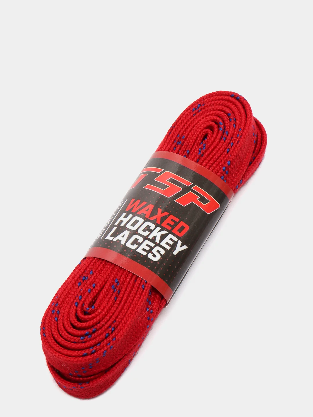 Красный шнурки хоккейные с пропиткой TSP WAXED HOCKEY LACES