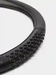 Оплетка на руль (чехол на руль)  SKYWAY Comfort-1 M Черная экокожа S01102043