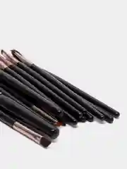Черный набор кистей MAANGE для макияжа 15 шт, 3 цвета, кисти для теней и макияжа