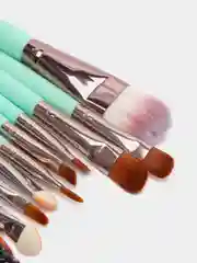 Мятный набор кистей MAANGE для макияжа 15 шт, 3 цвета, кисти для теней и макияжа