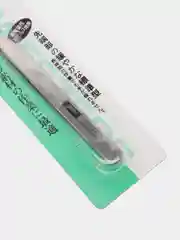 Серый металлик пинцеты для наращивания накладных ресниц и маникюра 2 вида в индивидуальной упаковке