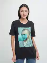 Черный футболка INDEPENDENT REPABLIC "Клинт Иствуд", черный