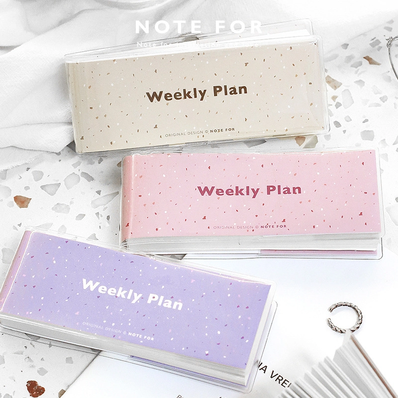 Ежедневник "Weekly plan" в обложке, 54 недели, 143 х 153 мм, 128 страниц