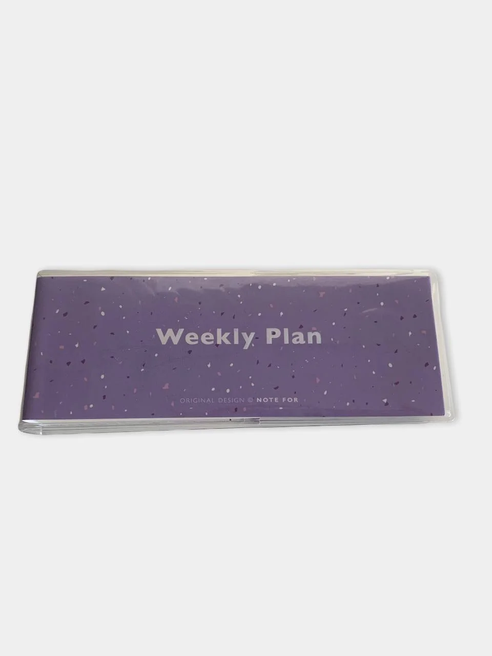 Аметистовый ежедневник "Weekly plan" в обложке, 54 недели, 143 х 153 мм, 128 страниц