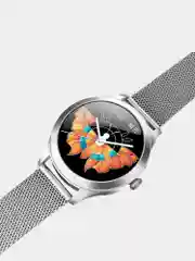Серебряный женские смарт часы Smart Watch KingWear KW10 Pro