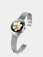 Серебряный женские смарт часы Smart Watch KingWear KW10 Pro