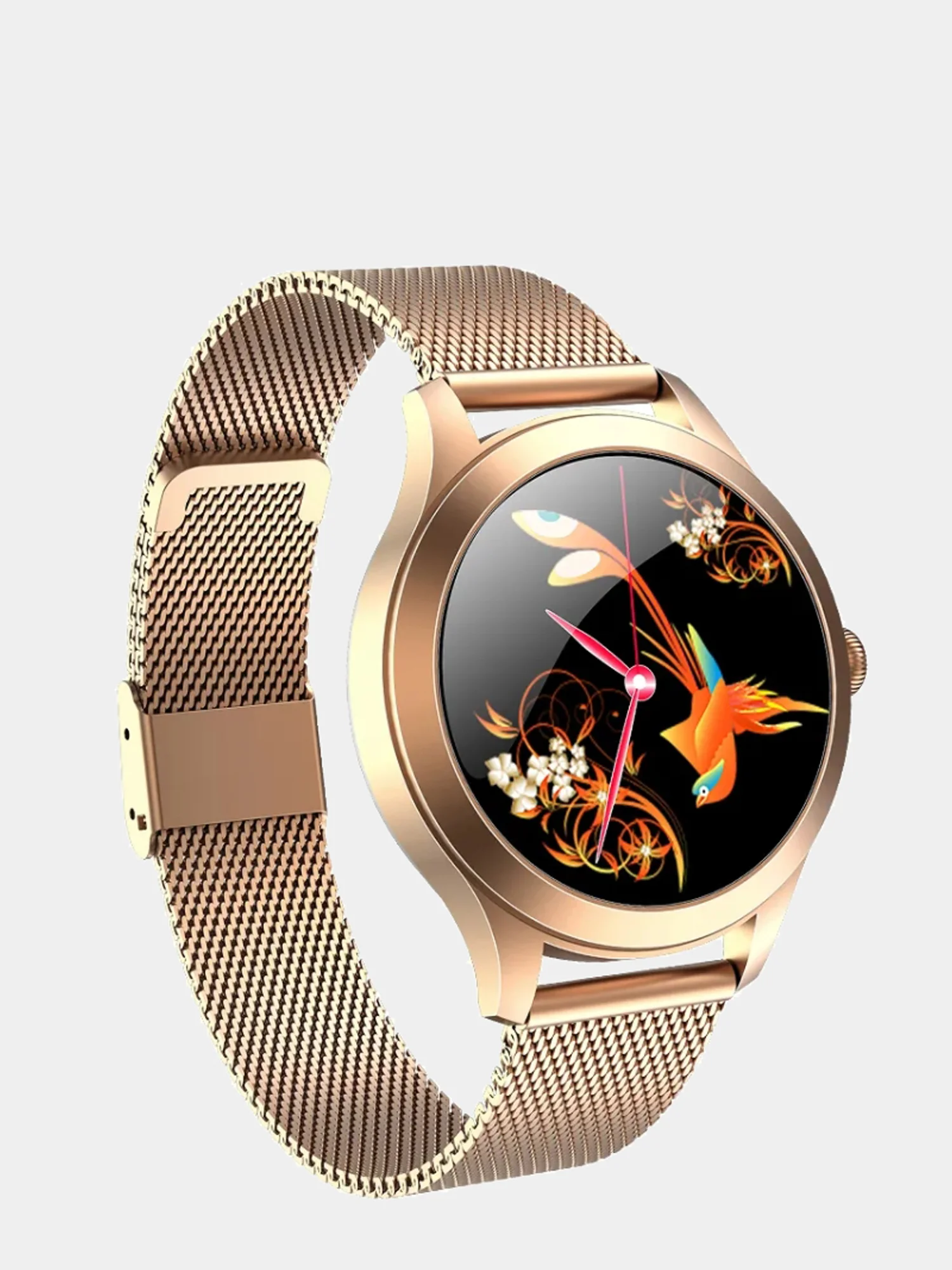 Золотой женские смарт часы Smart Watch KingWear KW10 Pro