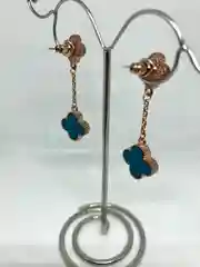 Серьги четырехлистник / Серьги клевер / Серьги из керамики