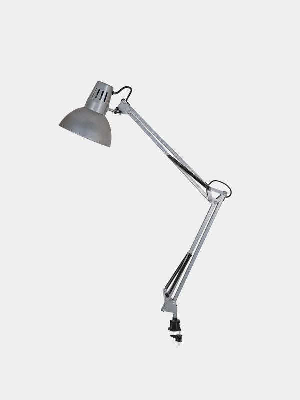 Светильник настольный Camelion KD-312  C03 серебро, 230V, 40Вт, E27