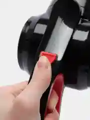Белый пылесос автомобильный с подсветкой