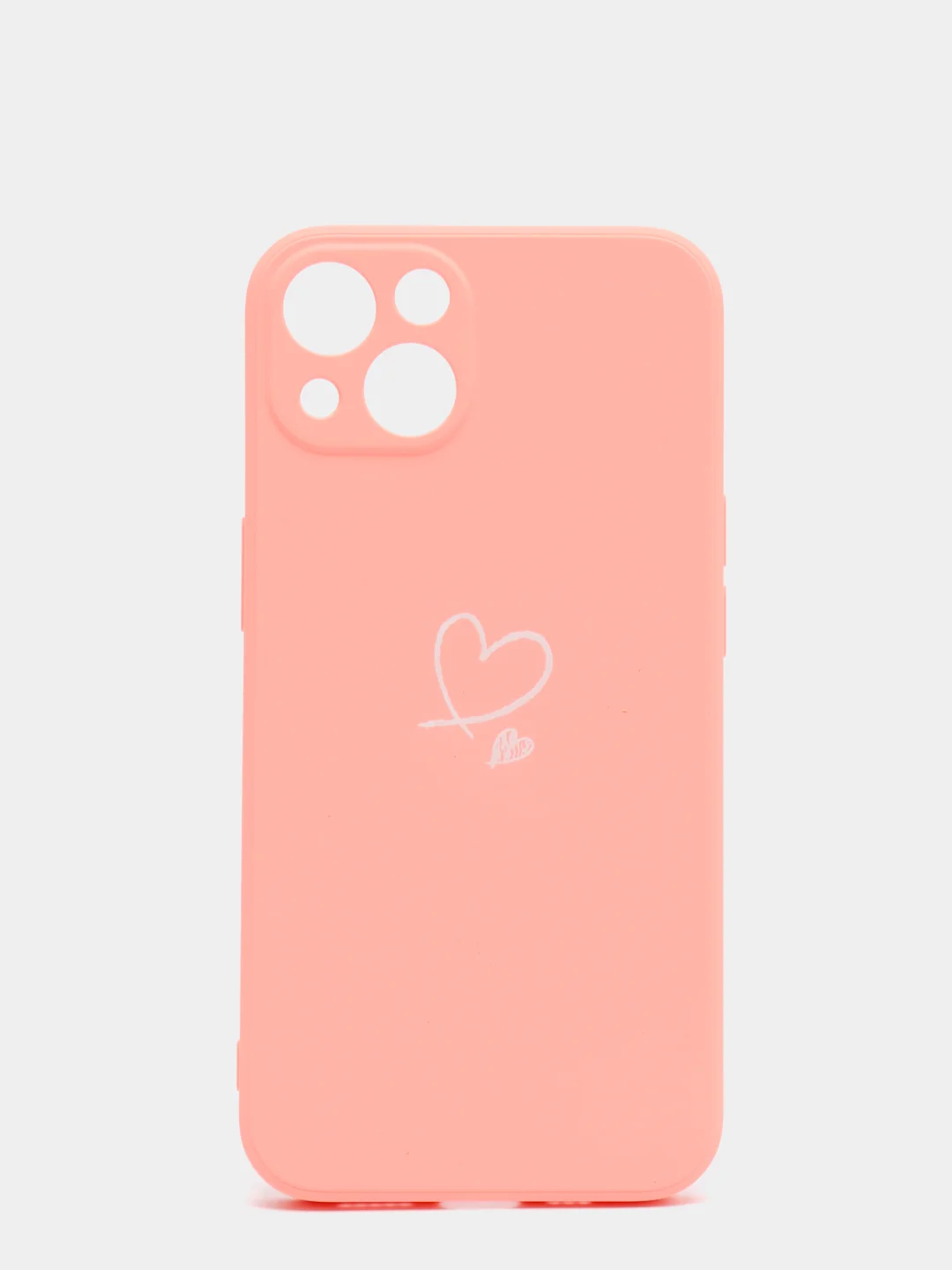 Розовый чехол для айфон (iPhone) 11 13 Pro Max 7 8 Plus X / XS XR / 12 Mini, силиконовый
